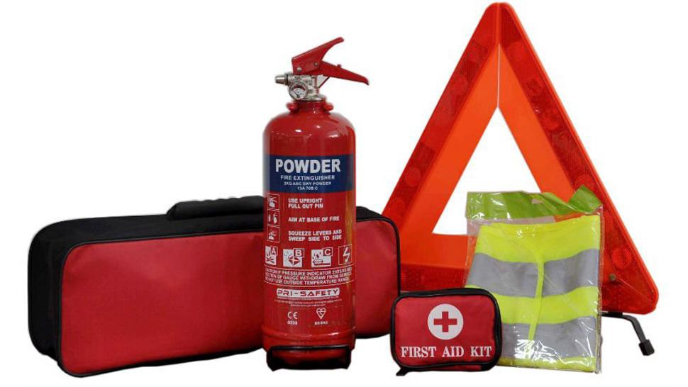 KIT OBRIGATÓRIO E EXTINTOR